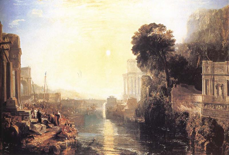 J.M.W. Turner Dido Building Carthage oil painting image